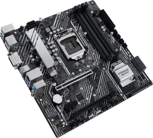 Alt view image 4 of 5 - ASUS PRIME H570M-PLUS/CSM Intel H570 1200 LGA MicroATX M.2 Desktop Motherboard B