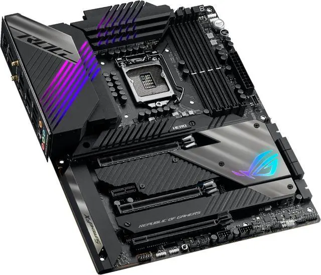 Alt view image 2 of 6 - ASUS ROG MAXIMUS XIII HERO Intel Z590 1200 LGA ATX M.2 Desktop Motherboard A