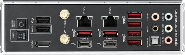 Alt view image 6 of 6 - ASUS ROG MAXIMUS XIII HERO Intel Z590 1200 LGA ATX M.2 Desktop Motherboard A