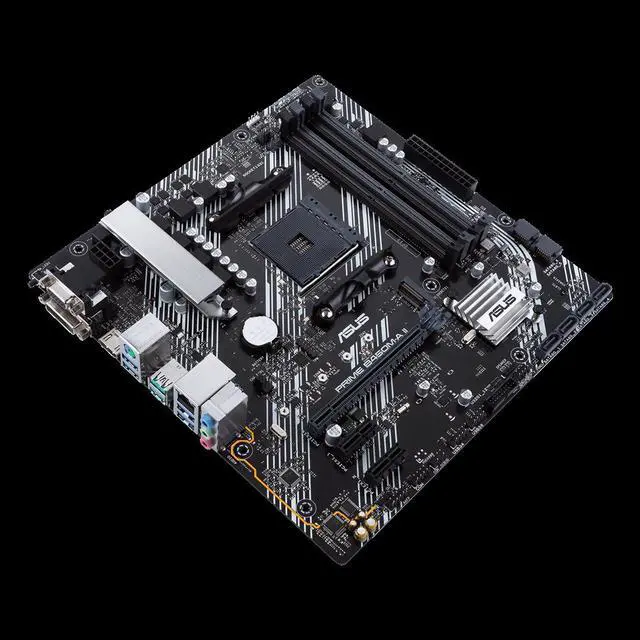 Alt view image 3 of 5 - ASUS PRIME B450M-A II AMD Socket B450 AM4 MicroATX M.2 Desktop Motherboard A