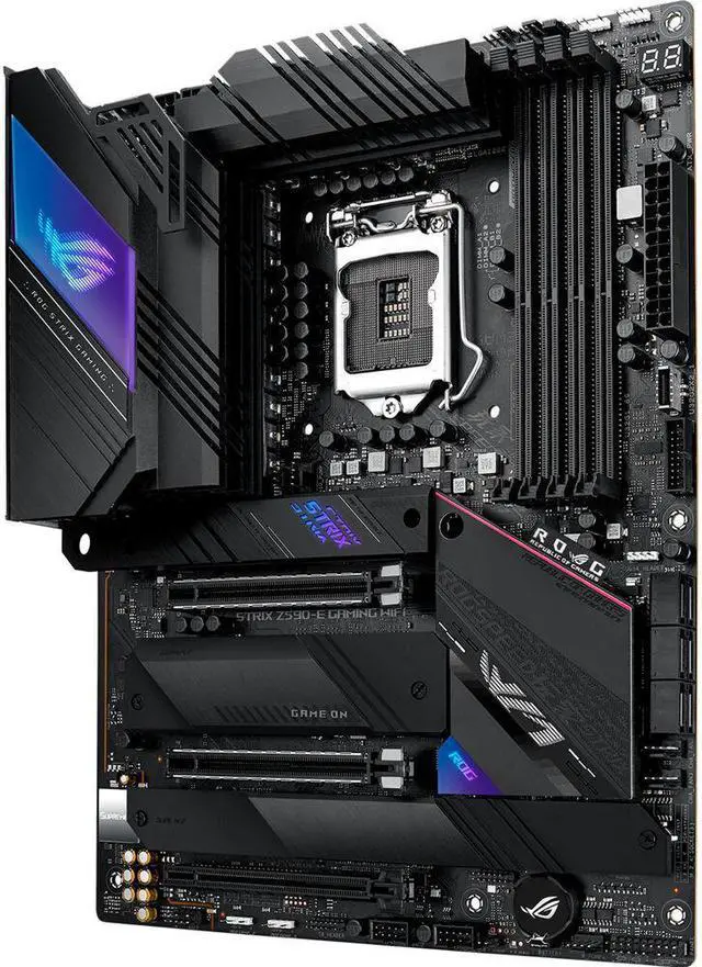 Alt view image 2 of 6 - ASUS ROG STRIX Z590-E GAMING WIFI Intel Z590 1200 LGA ATX Desktop Motherboard A