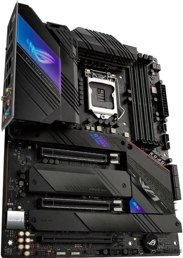 Alt view image 5 of 6 - ASUS ROG STRIX Z590-E GAMING WIFI Intel Z590 1200 LGA ATX Desktop Motherboard A