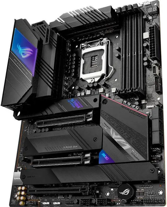 Alt view image 6 of 6 - ASUS ROG STRIX Z590-E GAMING WIFI Intel Z590 1200 LGA ATX Desktop Motherboard A