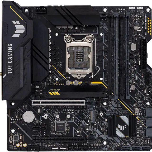 Main image of ASUS TUF GAMING B560M-PLUS WIFI Intel B560 1200 LGA MicroATX Desktop Motherboard