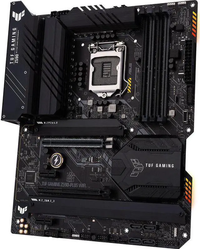 Alt view image 3 of 8 - ASUS TUF GAMING Z590-PLUS Intel Z590 1200 LGA ATX M.2 Desktop Motherboard A