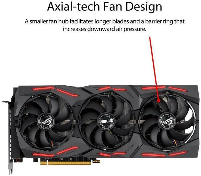 Alt view image 2 of 4 - ASUS Radeon RX 5600 XT TOP 6GB GDDR6 ROG-STRIX-RX5600XT-T6G-GAMING Video Graphic Card GPU - OEM