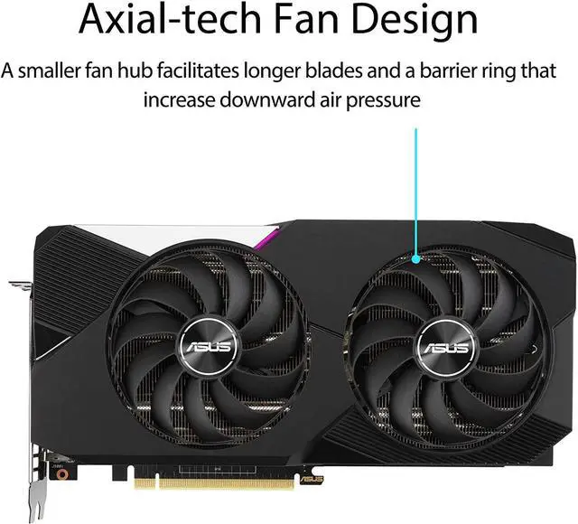 Main image of ASUS GeForce RTX 3070 DUAL 8GB GDDR6 DUAL-RTX3070-8G Video Graphic Card GPU
