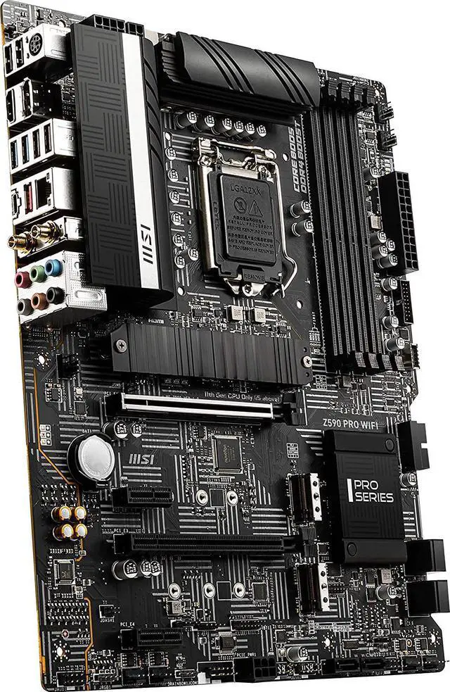 Alt view image 3 of 4 - MSI MSI Z590 PRO WIFI Intel Intel Z590 LGA ATX M.2 Desktop Motherboard B