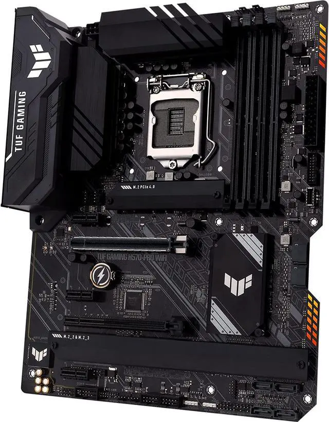 Alt view image 2 of 4 - ASUS TUF GAMING H570-PRO WIFI Intel Intel H570 LGA ATX M.2 Desktop Motherboard A
