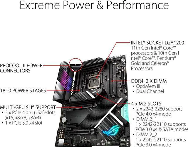 Main image of ASUS ROG MAXIMUS XIII APEX LGA 1200 Intel Z590 ATX M.2 Desktop Motherboard A