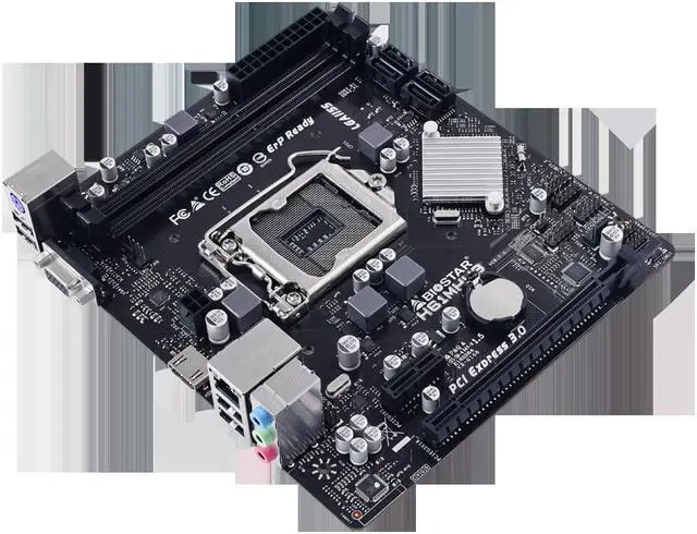 Alt view image 3 of 4 - Biostar H61MHV3 LGA 1155 Intel H61 Mini-ITX Desktop Motherboard