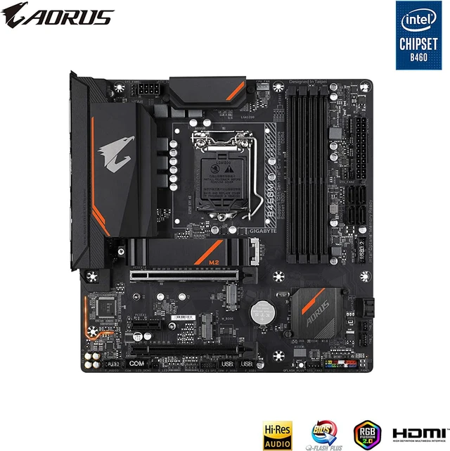 Refurbished: Gigabyte B460M AORUS PRO LGA 1200 Intel B460 MicroATX