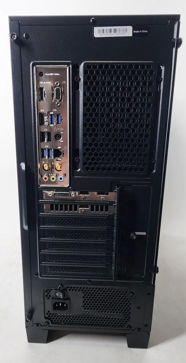 Alt view image 6 of 6 - Gaming PC - Ryzen 5 5600X 4.6GHz - GeForce GTX 1660 Ti 6GB - 16GB DDR4 RAM - 512 GB NVME M.2 SSD (Solid State Drive) - 550W 80+ Bronze PSU - Wi-Fi - Desktop Computer