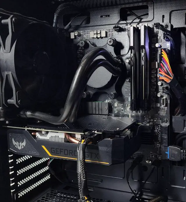 Alt view image 5 of 6 - Gaming PC - Ryzen 5 5600X 4.6GHz - GeForce GTX 1660 Ti 6GB - 16GB DDR4 RAM - 512 GB NVME M.2 SSD (Solid State Drive) - 550W 80+ Bronze PSU - Wi-Fi - Desktop Computer