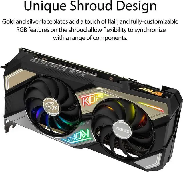 Alt view image 3 of 5 - ASUS GeForce RTX 3070 KO OC 8GB GDDR6 KO-RTX3070-O8G-GAMING Video Graphic Card GPU