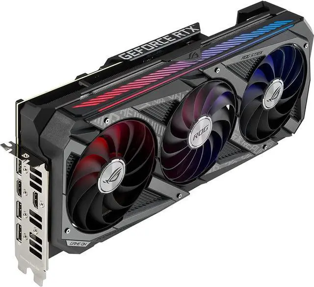 Alt view image 3 of 4 - ASUS GeForce RTX 3060 Ti V2 OC 8GB GDDR6 ROG-STRIX-RTX3060TI-O8G-V2-GAMING Video Graphic Card GPU