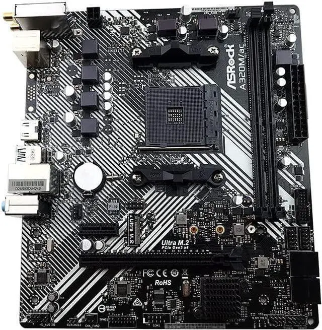 Main image of ASRock A520M-HDV AMD Socket AM4 AMD A320 MicroATX M.2 Desktop Motherboard A