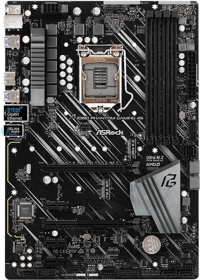 Refurbished: ASRock Z390 PHANTOM GAMING 4S Intel LGA 1151 Z390 ATX