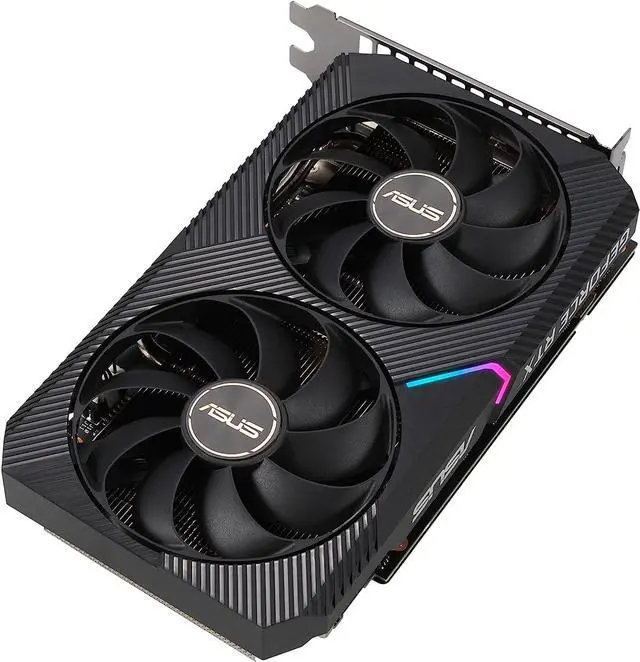 Alt view image 3 of 4 - ASUS GeForce RTX 3060 OC 8GB GDDR6 DUAL-RTX3060-O8G Video Graphic Card GPU