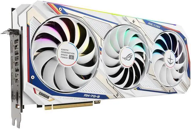 Alt view image 2 of 4 - ASUS GeForce RTX 3080 Gundam 10GB GDDR6 ROG-STRIX-RTX3080-O10G-GUNDAM Video Graphic Card GPU