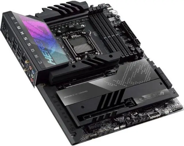 Alt view image 4 of 4 - ASUS ROG CROSSHAIR X670E HERO AMD AM5 X670 ATX M.2 Desktop Motherboard A