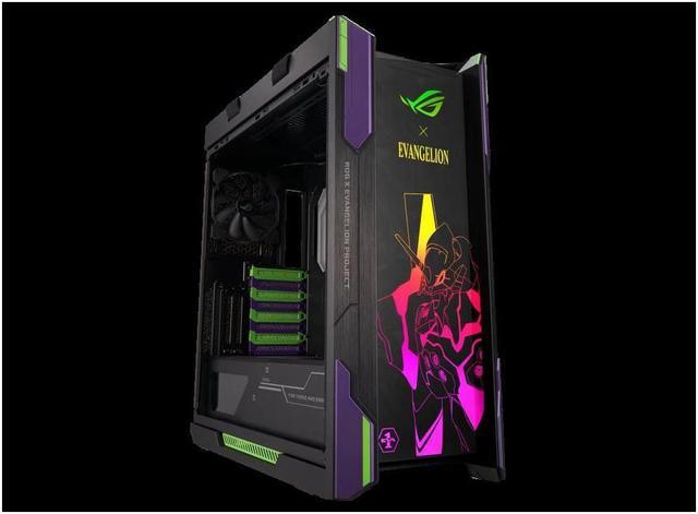 Refurbished: ASUS ROG Strix Helios GX601 EVA EDITION Black ATX Mid Tower  Computer Case (GX601 ROG STRIX HELIOS EVA EDITION) 