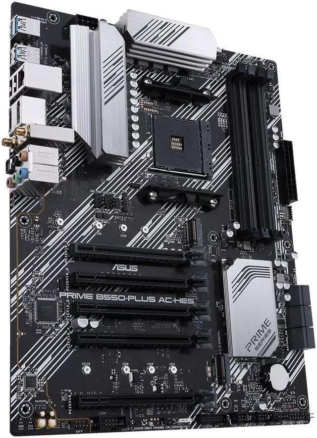 Refurbished: ASUS ASUS PRIME B550-PLUS AC-HES AMD Socket AM4 AMD
