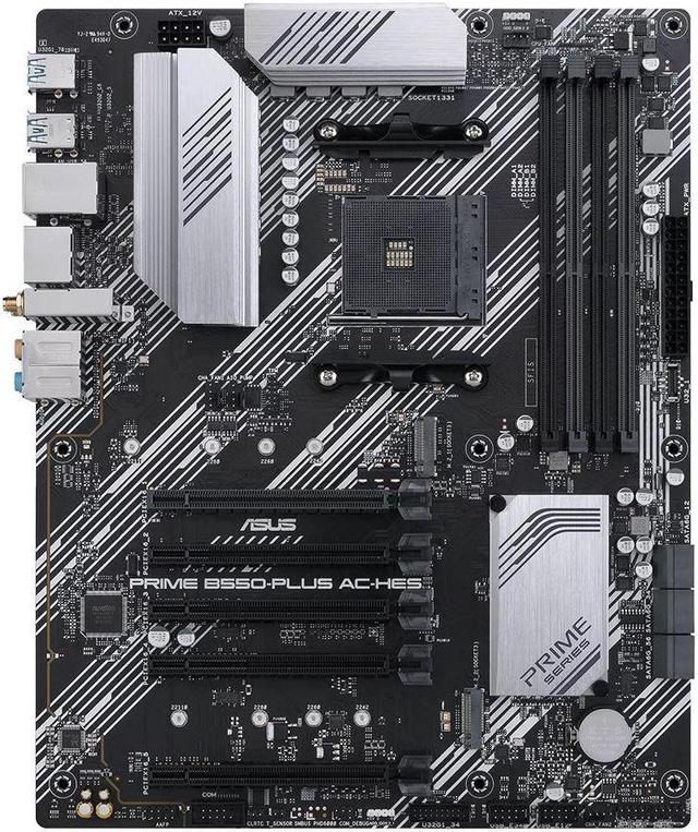 Refurbished: ASUS ASUS PRIME B550-PLUS AC-HES AMD Socket AM4 AMD