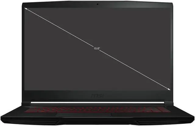 Alt view image 3 of 3 - MSI GF63 THIN 10SC-222 15.6" i5-10500H 8GB RAM 256GB SSD GTX 1650 Laptop