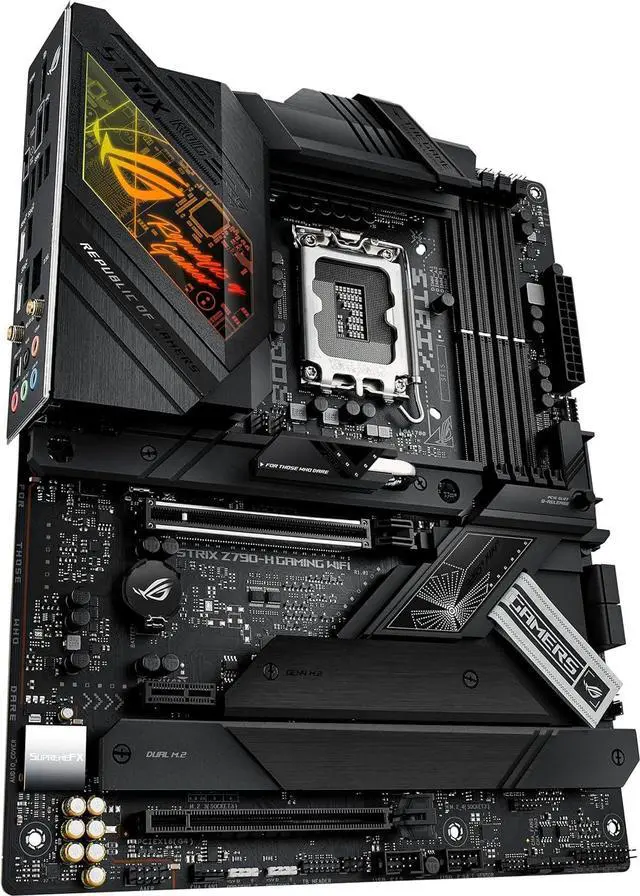 Alt view image 2 of 4 - ASUS ROG STRIX Z790-H GAMING WIFI Intel LGA 1700 Z790 ATX Desktop Motherboard A