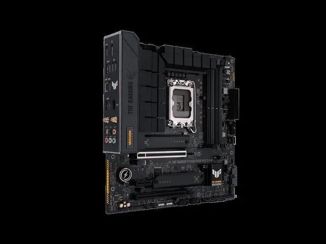 Alt view image 2 of 4 - ASUS TUF GAMING B760M-PLUS WIFI D4 Intel LGA 1700 B760 MicroATX Desktop Motherboard A