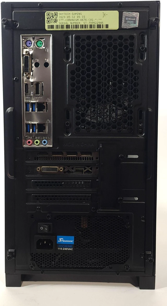 Alt view image 2 of 6 - Gaming PC i7-7700 16GB RAM 512GB SSD RX 580 8GB Windows 11 Computer