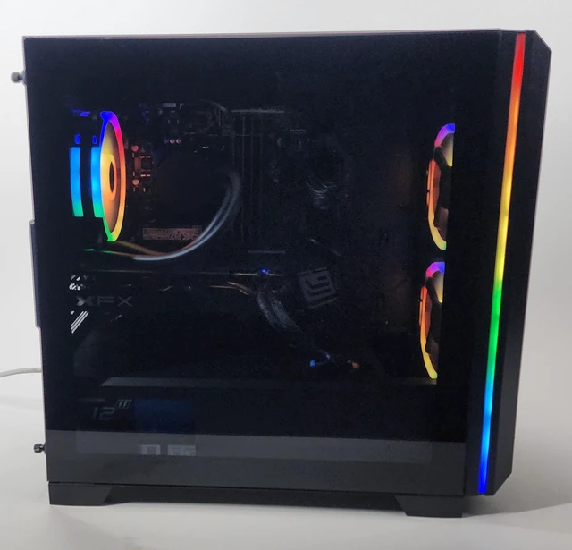 Alt view image 5 of 6 - Gaming PC i7-7700 16GB RAM 512GB SSD RX 580 8GB Windows 11 Computer