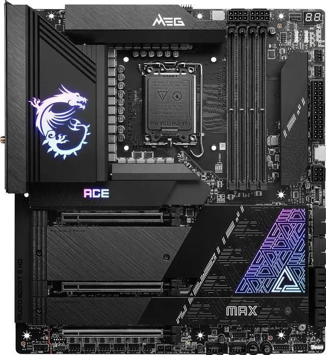 Main image of MSI MEG Z790 ACE MAX Intel LGA 1700 Z790 Extended ATX M.2 Desktop Motherboard A