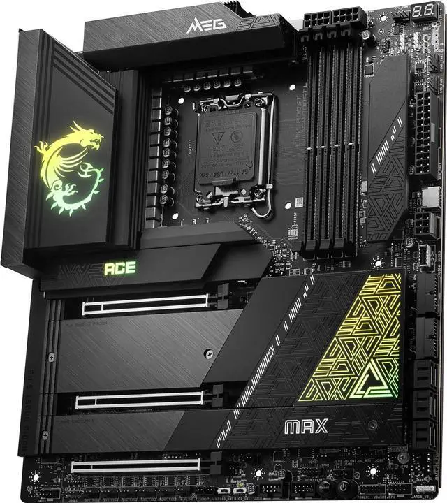 Alt view image 2 of 4 - MSI MEG Z790 ACE MAX Intel LGA 1700 Z790 Extended ATX M.2 Desktop Motherboard A