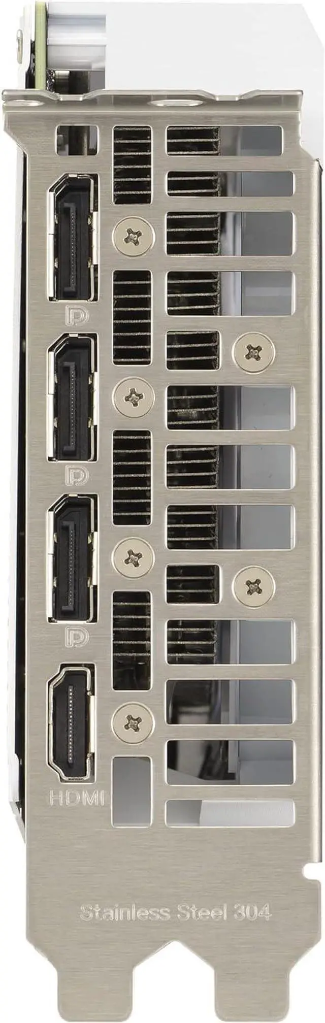 Alt view image 4 of 4 - ASUS GeForce RTX 3060 Ti 8GB White OC GDDR6 Video Graphics Card GPU