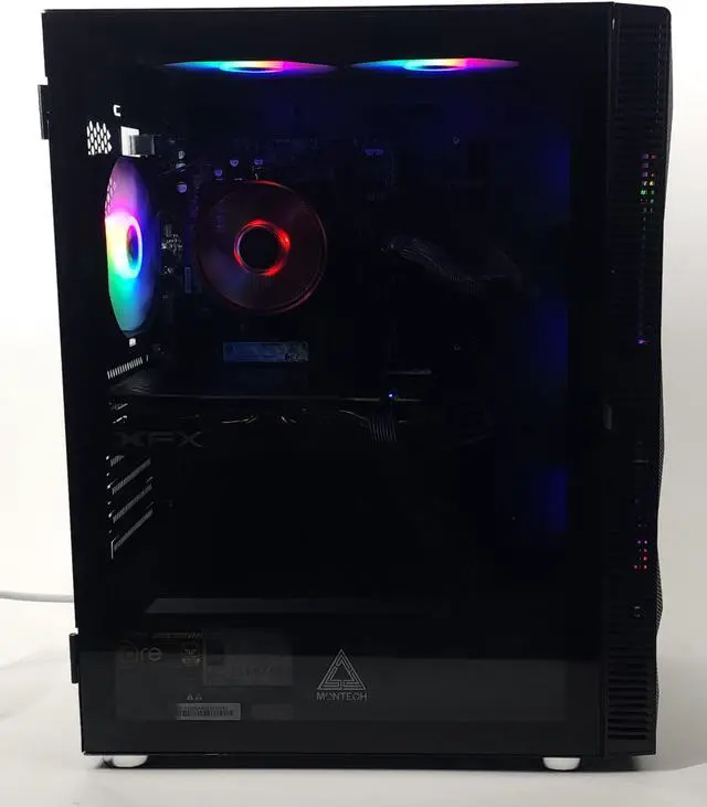 Alt view image 3 of 6 - Gaming PC Ryzen 3 2300X 16GB RAM 256GB SSD RX 580 8GB Windows 11 Computer