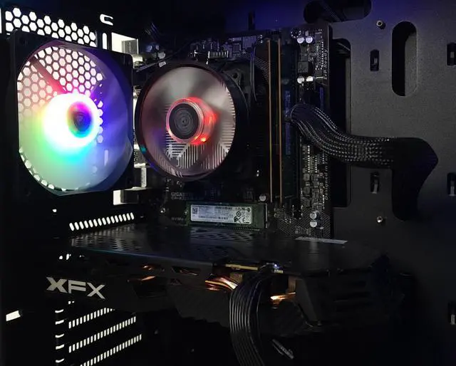 Alt view image 5 of 6 - Gaming PC Ryzen 3 2300X 16GB RAM 256GB SSD RX 580 8GB Windows 11 Computer