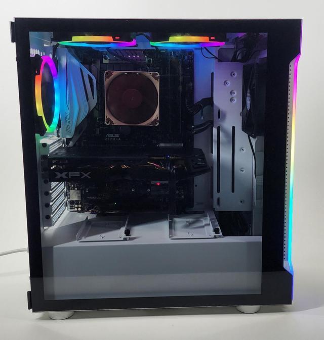 Alt view image 4 of 6 - Gaming PC i7-6700K 16GB RAM 512GB SSD RX 580 8GB Windows 11 Computer
