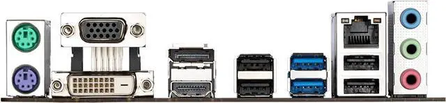 Alt view image 4 of 7 - ASRock H370M-HDV Intel LGA 1151 H370 MicroATX M.2 Desktop Motherboard A