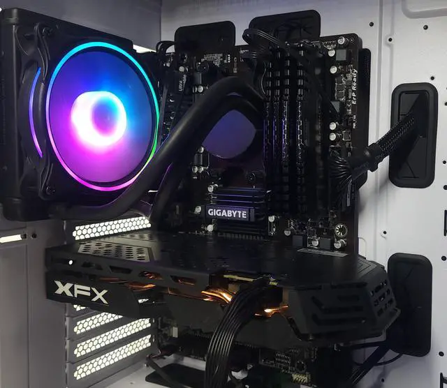 Alt view image 6 of 6 - Gaming PC FX-8350 16GB RAM 512GB SSD RX 580 8GB Windows 11 Computer