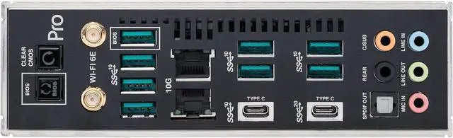 Alt view image 4 of 4 - ASUS PRO WS WRX80E-SAGE SE WIFI II AMD sWRX8 WRX80 EATX Desktop Motherboard A