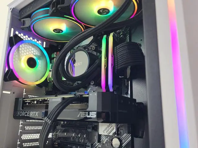 Alt view image 2 of 6 - Gaming PC Ryzen 7 5700X3D 32GB RAM 1TB SSD RTX 4070 12GB Windows 11 Computer