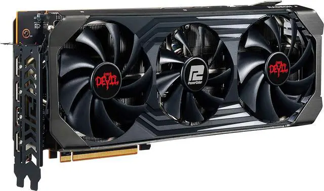 Alt view image 2 of 4 - PowerColor Radeon RX 6750 XT Red Devil 12GB GDDR6 AXRX 6750XT 12GBD6-3DHE-OC Video Graphic Card GPU