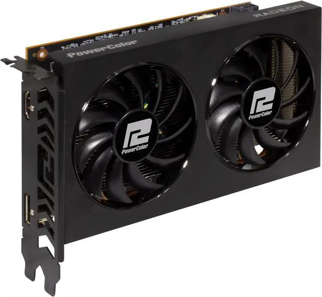 Alt view image 3 of 4 - PowerColor Radeon RX 6500 XT Fighter 4GB GDDR6 AXRX 6500XT 4GBD6-DH-OC Video Graphic Card GPU