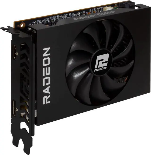 Alt view image 3 of 4 - PowerColor Radeon RX 6500 XT ITX 4GB GDDR6 AXRX 6500XT 4GBD6-DH Video Graphic Card GPU