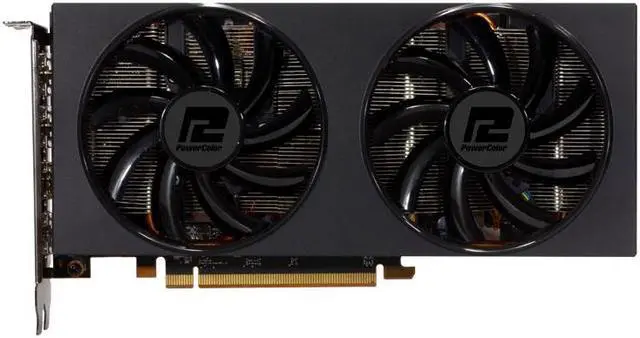 Alt view image 2 of 4 - PowerColor Radeon RX 5700 OC 8GB GDDR6 AXRX 5700 8GBD6-3DH-OC Video Graphic Card GPU