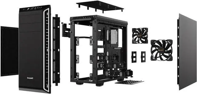 Alt view image 10 of 10 - be quiet! PURE BASE 600 Black/Silver