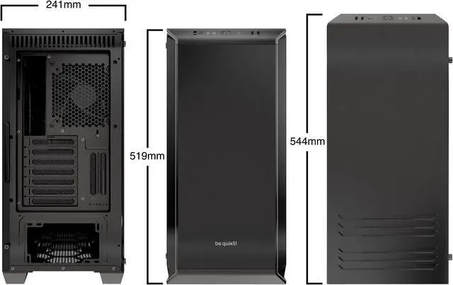 Alt view image 9 of 10 - be quiet! DARK BASE 700 Mid-Tower Case - RGB LED Lights/6 Color Switch