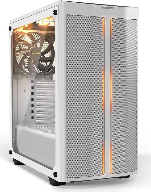 Alt view image 8 of 10 - be quiet! Pure Base 500DX ATX Mid Tower PC case | ARGB | 3 Pre-Installed Pure Wings 2 Fans | Tempered Glass Window | White